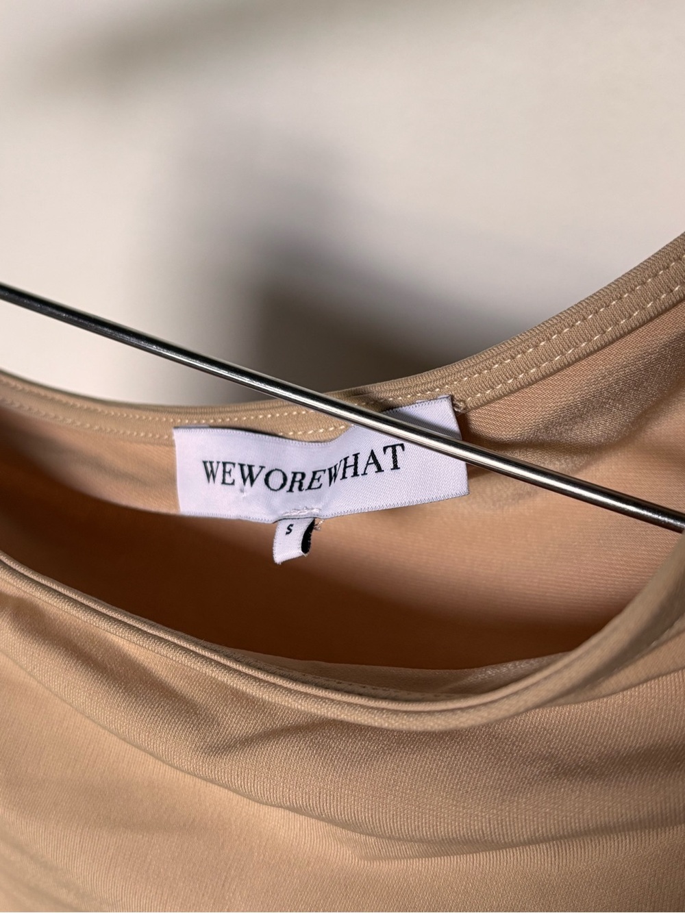 REVOLVE WEWOREWHAT Y2K Asymmetrical Rose Top - Picture 10 of 12